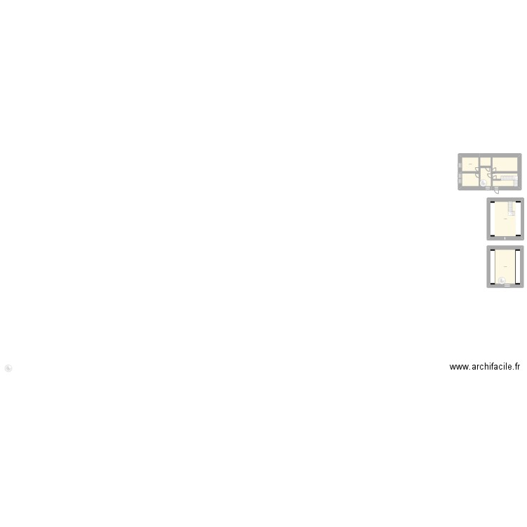 App 1B 1er étage après modif. Plan de 0 pièce et 0 m2