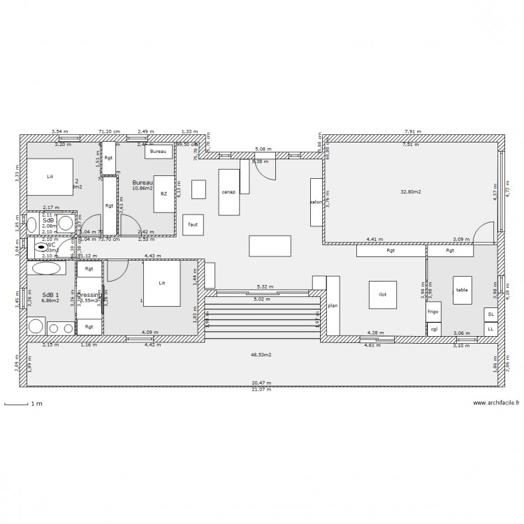 plan NV2. Plan de 0 pièce et 0 m2