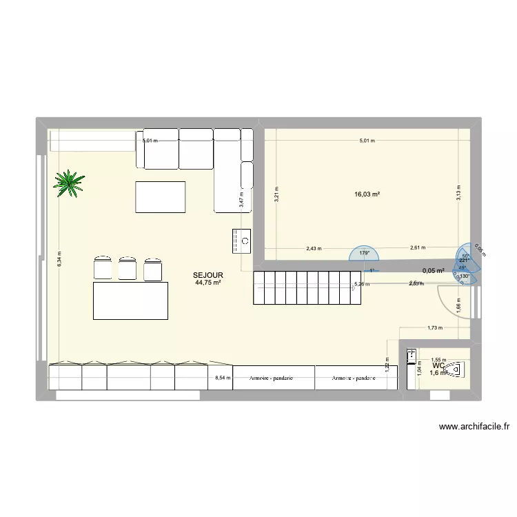 FLO1. Plan de 4 et 62 m² FLO1. Plan de 4 et 62 m²