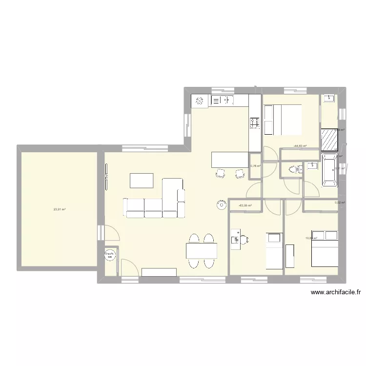 top projet. Plan de 
