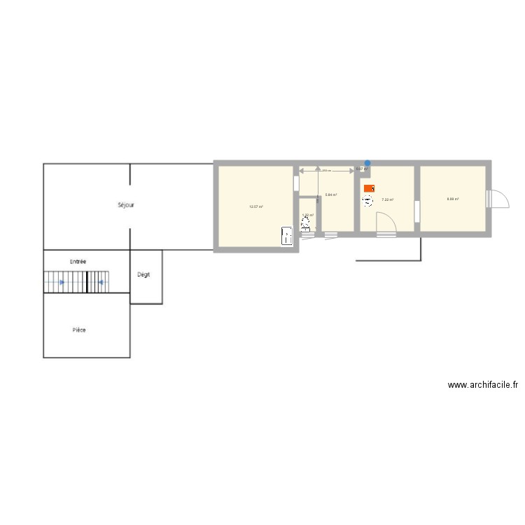 wahagnies Départ. Plan de 0 pièce et 0 m2