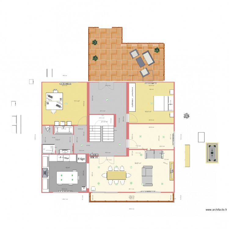 maison . Plan de 0 pièce et 0 m2