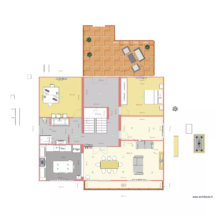 maison . Plan de maison . Plan de