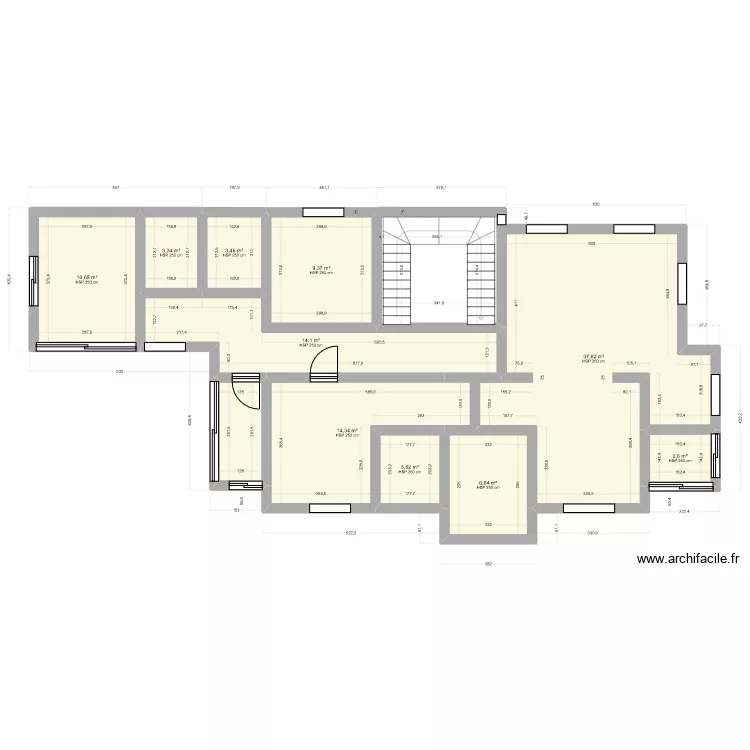 plan maison. Plan de 