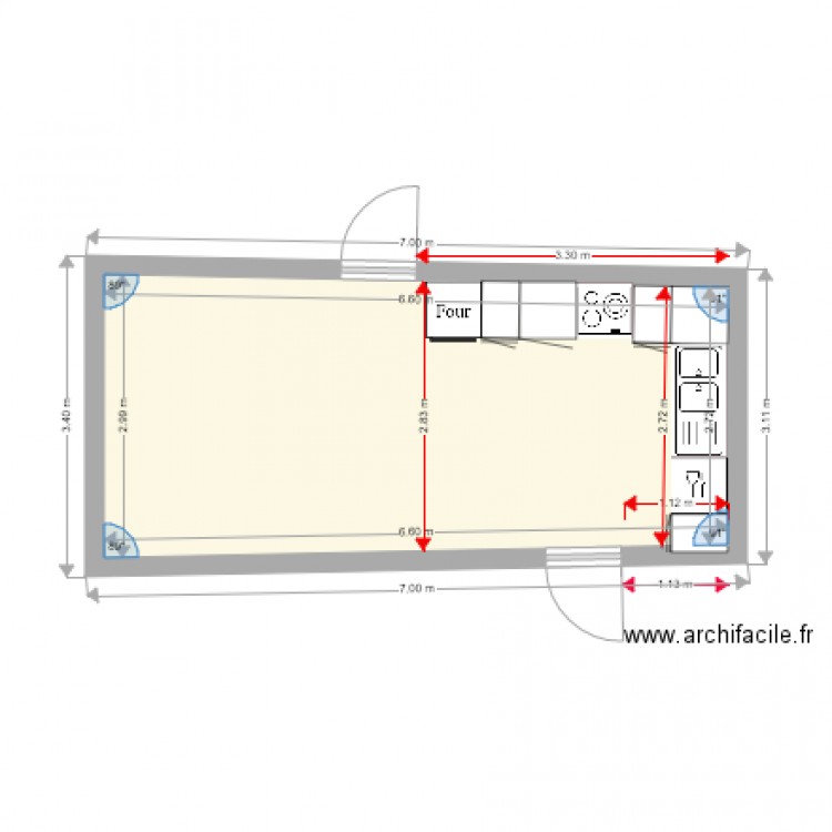 Christine. Plan de 0 pièce et 0 m2