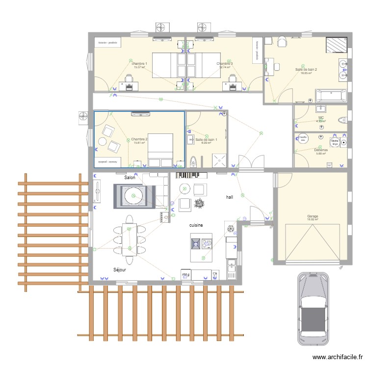 MAISON ELEC RJ45. Plan de 0 pièce et 0 m2