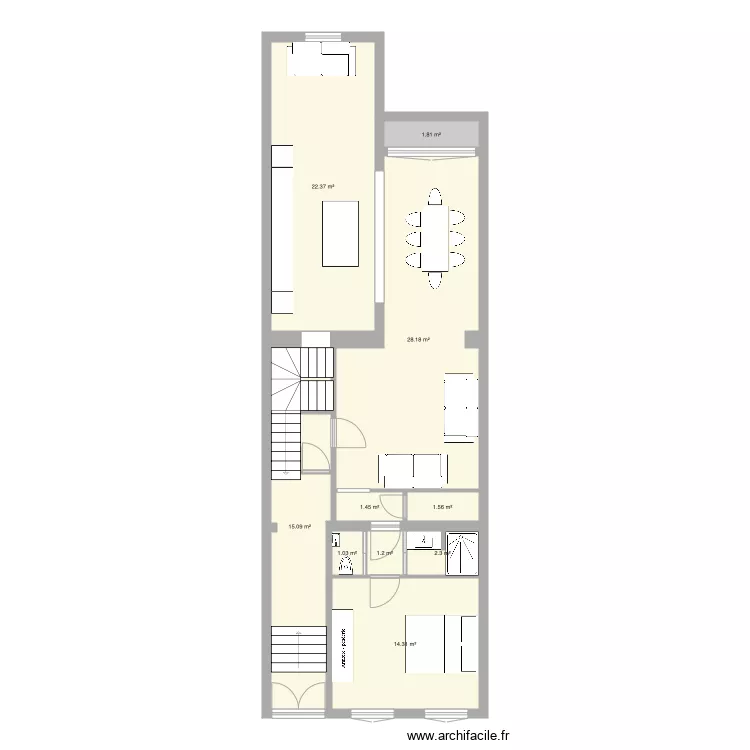 Tabellion Bel étage version 4. Plan de 0 pièce et 0 m2 Tabellion Bel étage version 4. Plan de 0 pièce et 0 m2