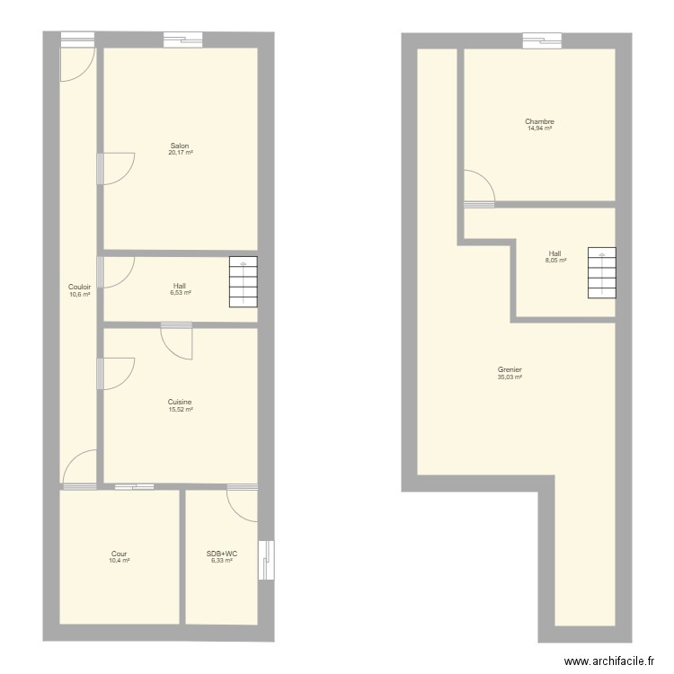Marie louise Duquesnoy. Plan de 0 pièce et 0 m2