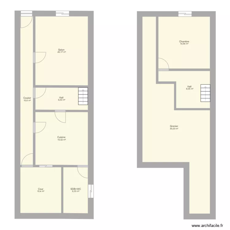 Marie louise Duquesnoy. Plan de 0 pièce et 0 m2