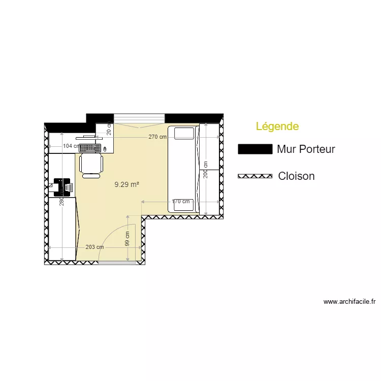 PLB plan bureau PC. Plan de 