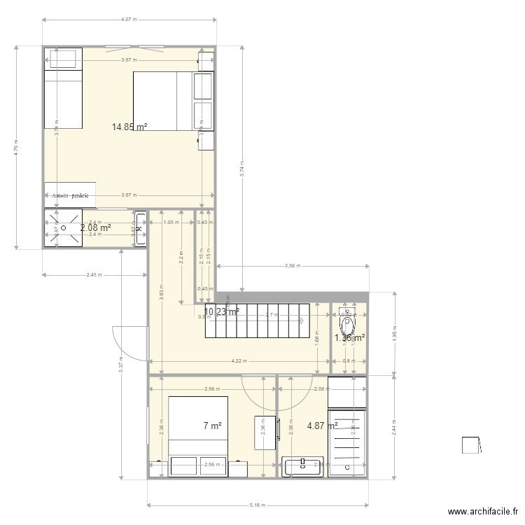 STE MARIE 1er Projet. Plan de 0 pièce et 0 m2