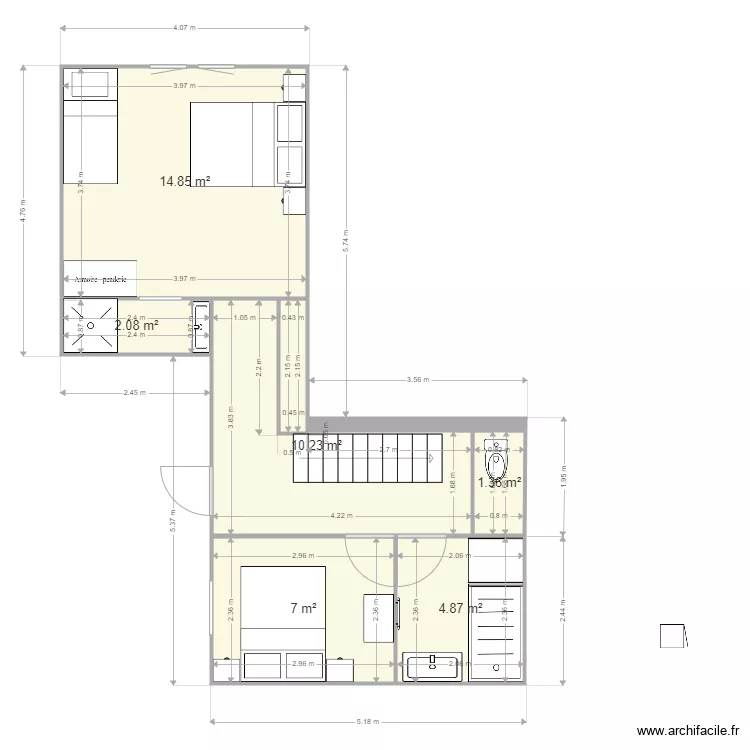 STE MARIE 1er Projet. Plan de 