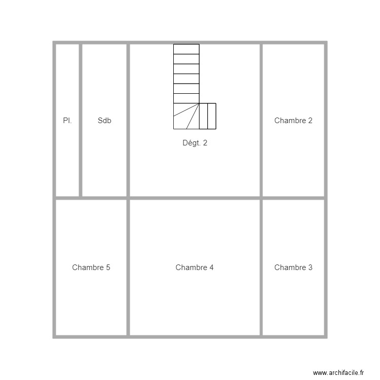 etage brunoy. Plan de 0 pièce et 0 m2