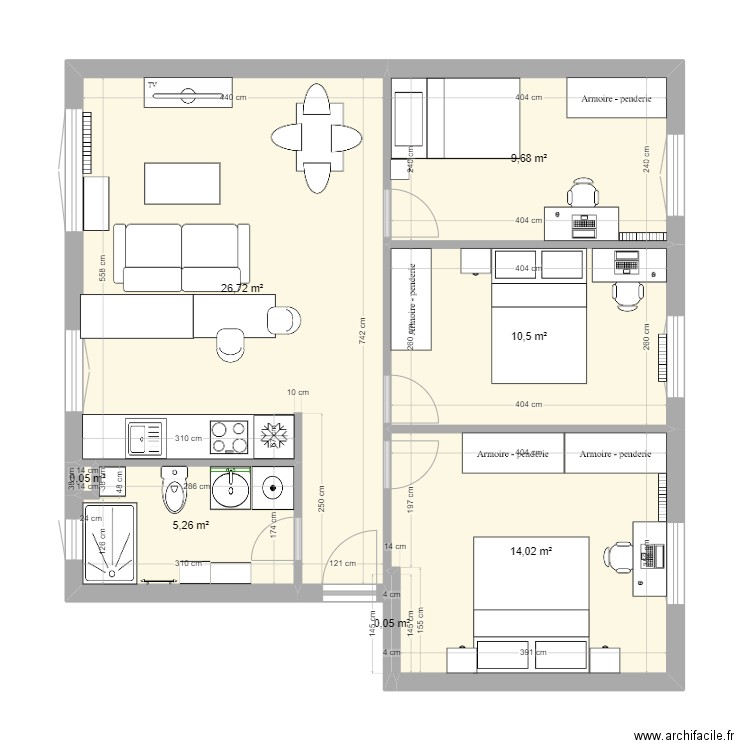Erronkari . Plan de 0 pièce et 0 m2