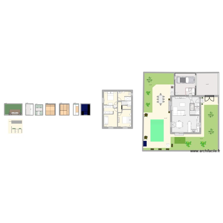 maison. Plan de 23 pièces et 367 m2