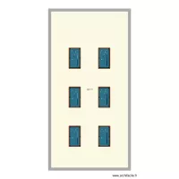 plan 6 billards petite salle des f&ecirc;tes