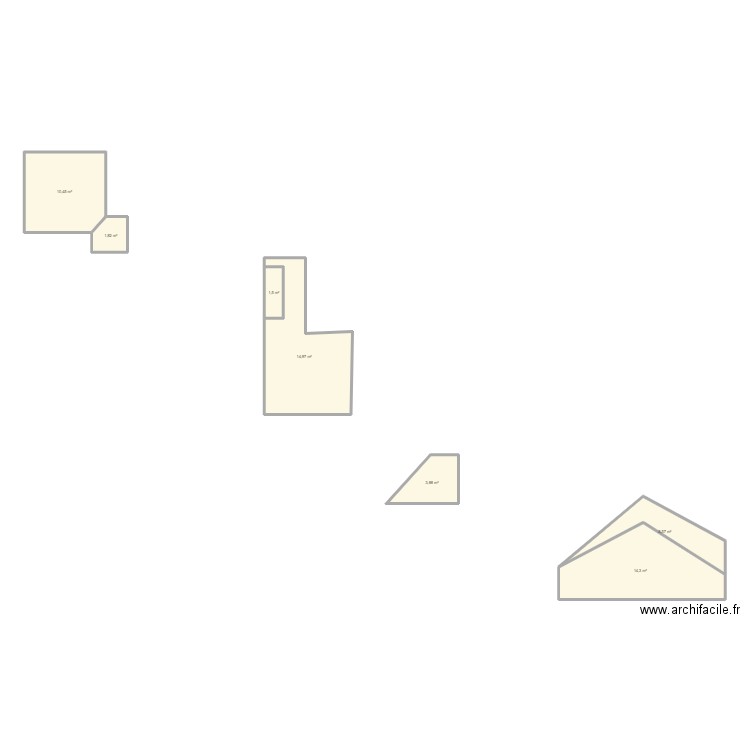 TABOURGA SANTES AIDE DPE. Plan de 7 pièces et 52 m2