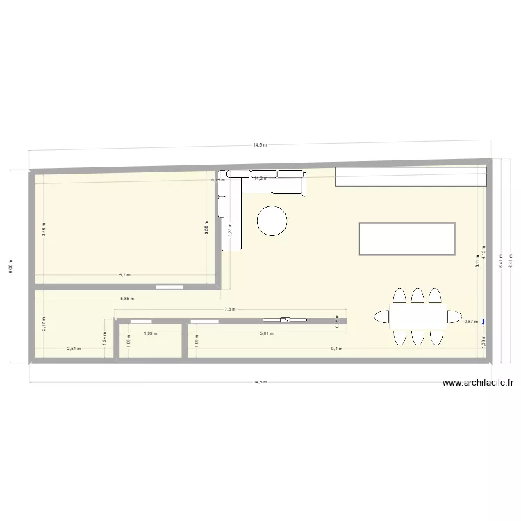 GRENIER. Plan de 1 et 60 m² GRENIER. Plan de 1 et 60 m²