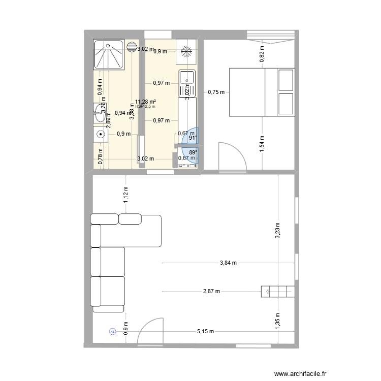 GLEIZE RDC. Plan de 0 pièce et 0 m2 GLEIZE RDC. Plan de 0 pièce et 0 m2