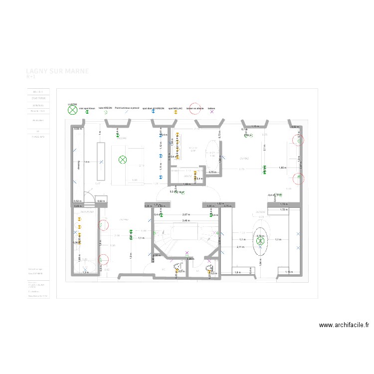 lumieres 1er. Plan de 1 pièce et 0 m2