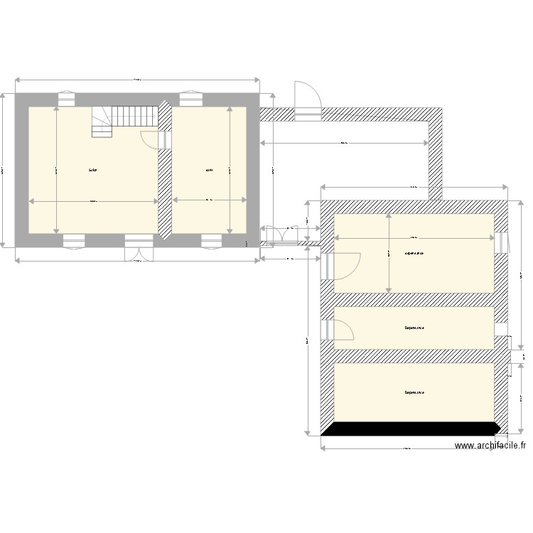 Plan RDC 2. Plan de 0 pièce et 0 m2