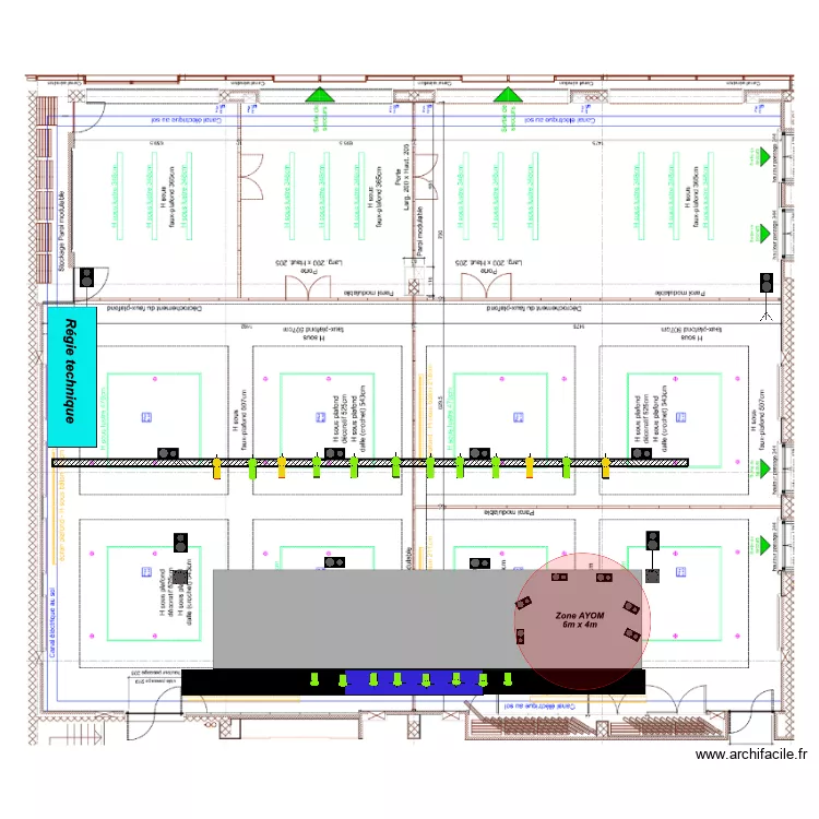implantation tech OIM Inter V1. Plan de 