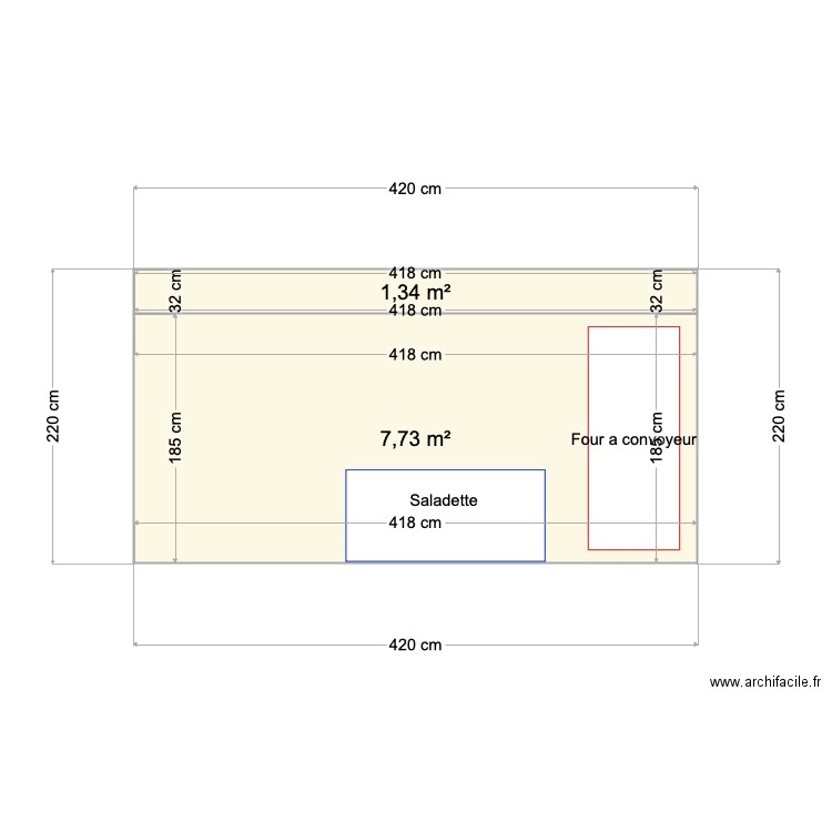 Food truck. Plan de 0 pièce et 0 m2