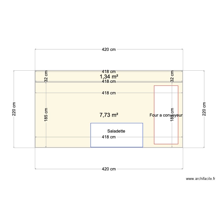 Food truck. Plan de 0 pièce et 0 m2