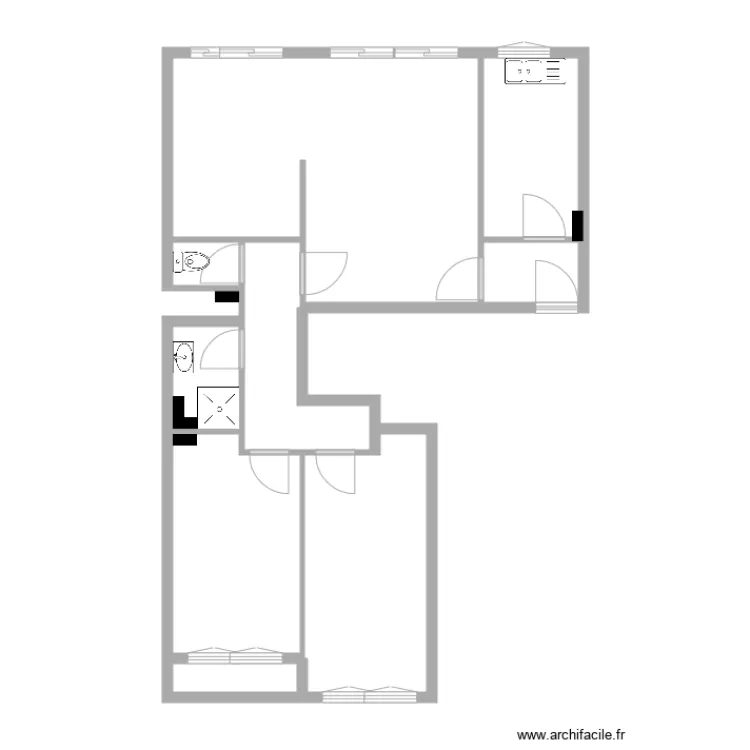 115 REUILLY LECOMTE. Plan de 