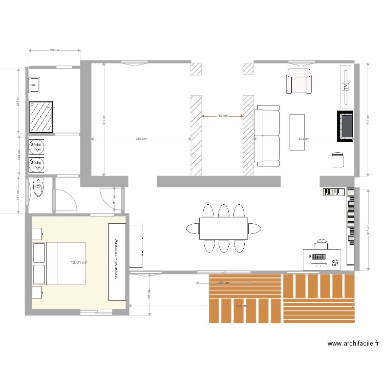 maison63 extension 5. Plan de 0 pièce et 0 m2