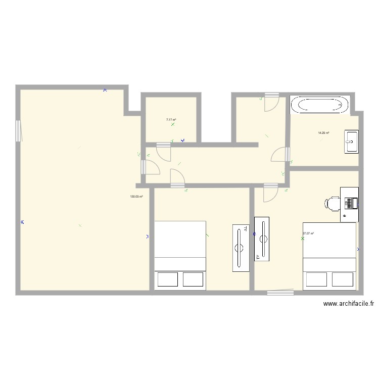 chambre de yass. Plan de 0 pièce et 0 m2