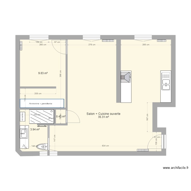 Plan Impasse Delaunay 4. Plan de 0 pièce et 0 m2