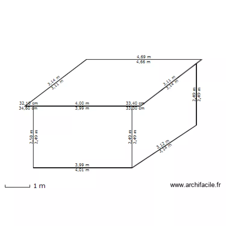 abri jardin face terrasse. Plan de abri jardin face terrasse. Plan de
