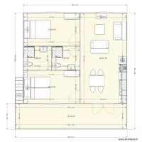 MODELE APPARTEMENT SUR 2 NIVEAU TERRAIN GAMBLAS