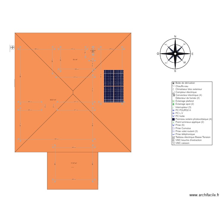 maison handicapé. Plan de 0 pièce et 0 m2