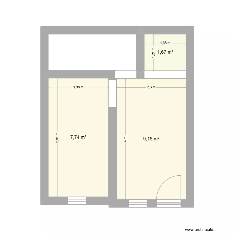 Aub. Plan de 3 et 19 m² Aub. Plan de 3 et 19 m²
