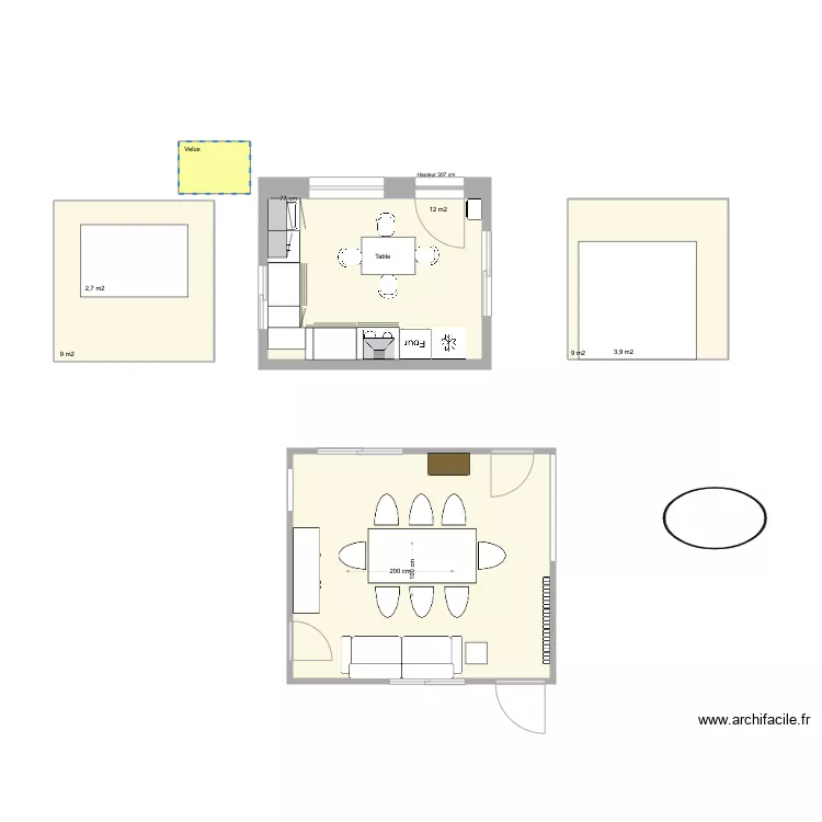 Cuisine Sebourg. Plan de Cuisine Sebourg. Plan de