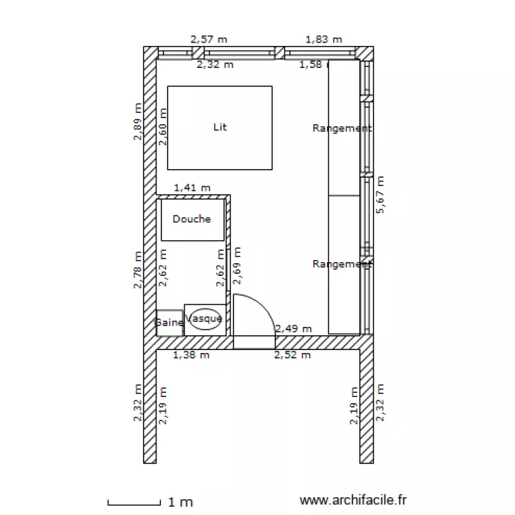Renault SDB ferme. Plan de 