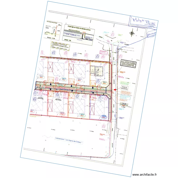 les cinsaults 3. Plan de les cinsaults 3. Plan de