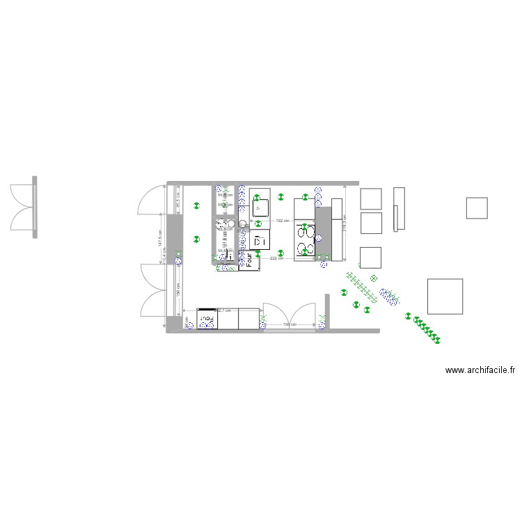 cuisin17. Plan de 0 pièce et 0 m2