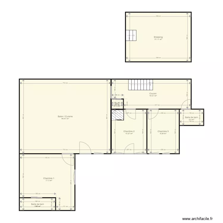 montmorency futur. Plan de 