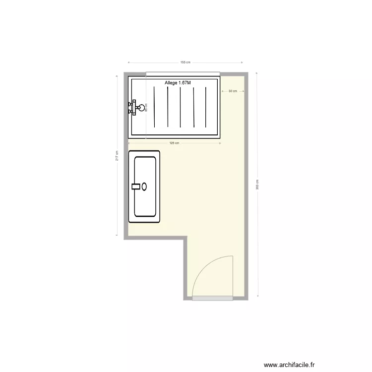 HEINZE Existant. Plan de 