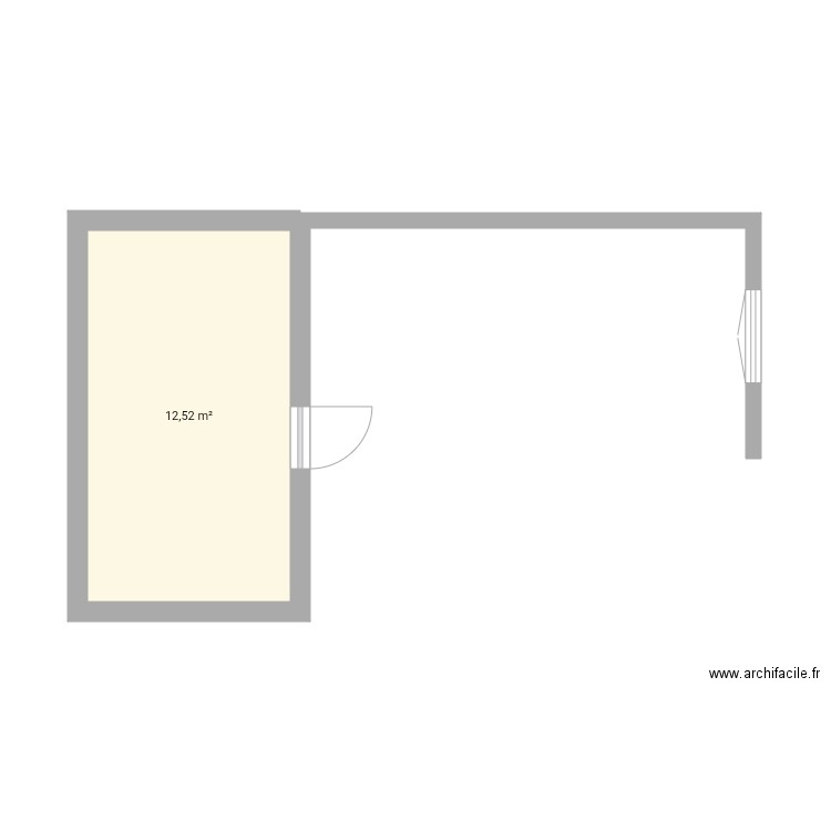 Cabanon . Plan de 0 pièce et 0 m2