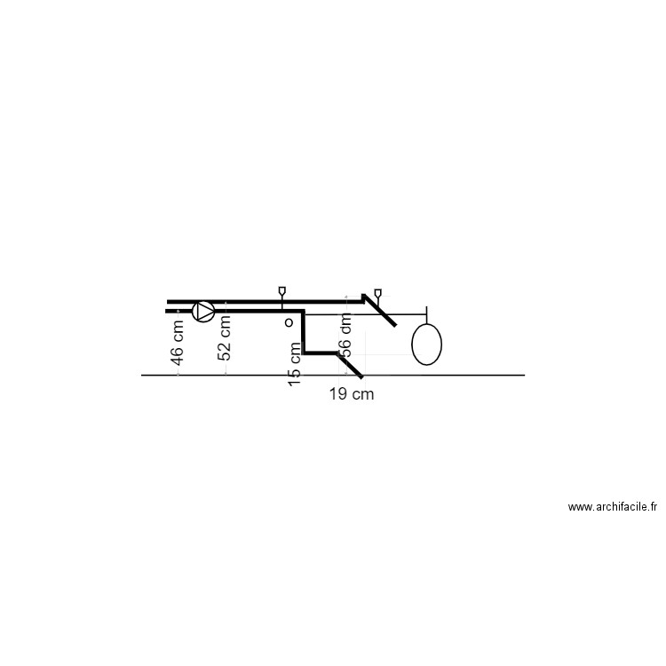 chaufferie. Plan de 0 pièce et 0 m2