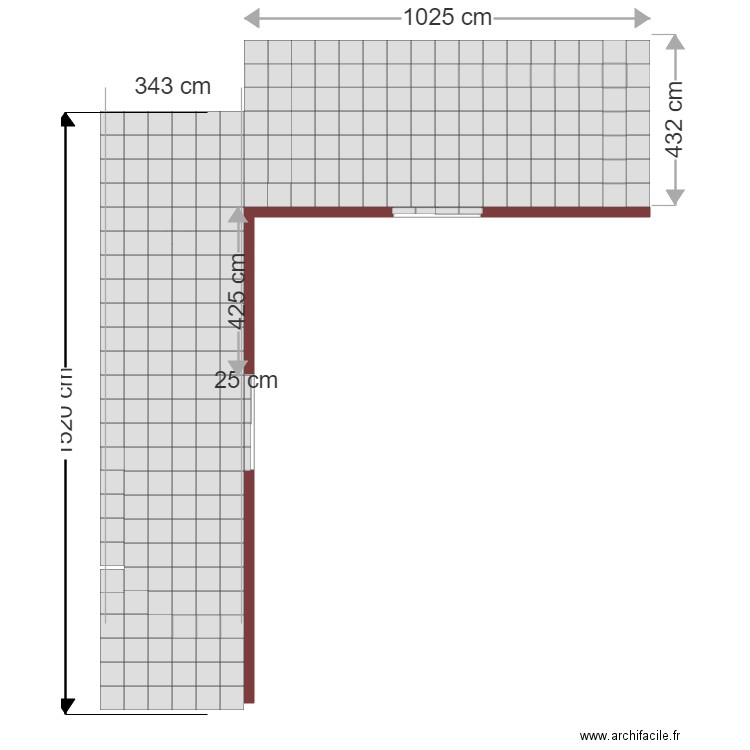 Terrasses avec dalles 60x60. Plan de 0 pièce et 0 m2