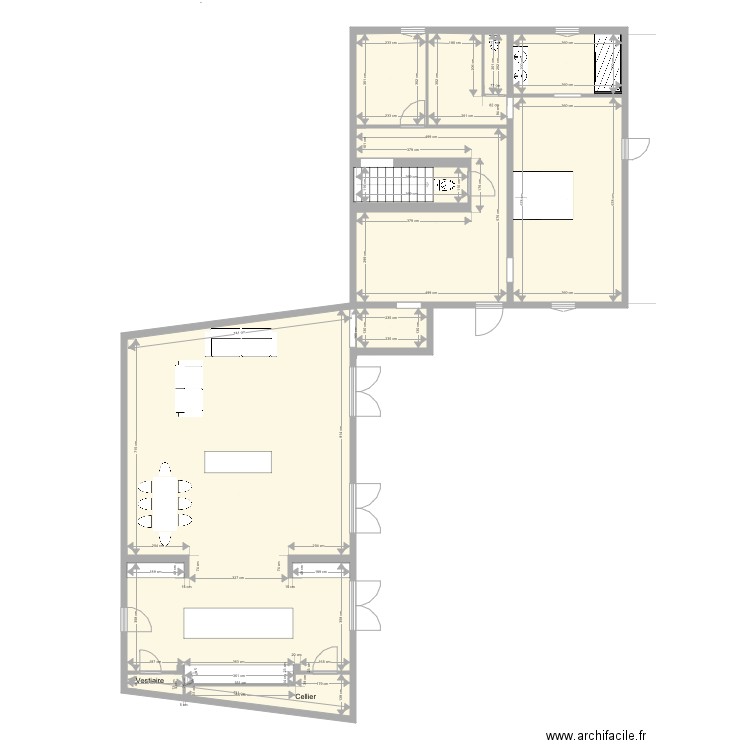 RdC chambres Aimargues sans meuble. Plan de 0 pièce et 0 m2
