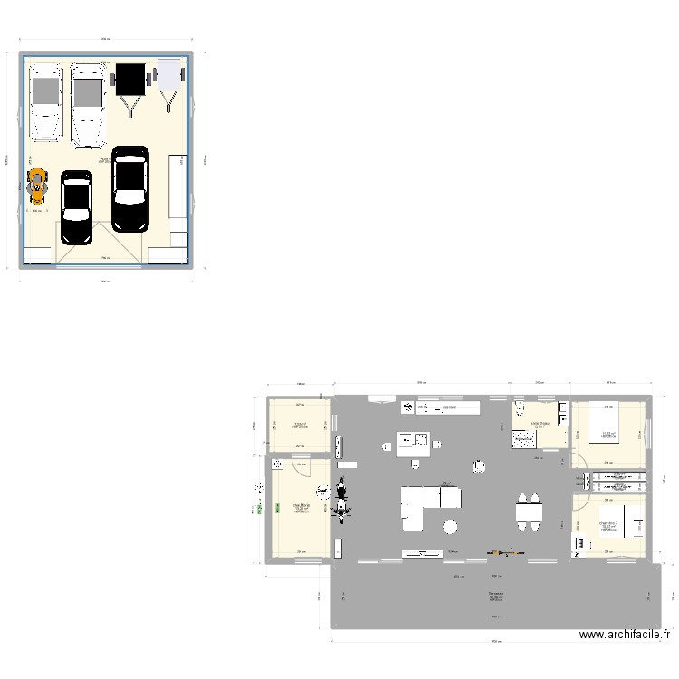 maison saint maurice. Plan de 10 pièces et 237 m2