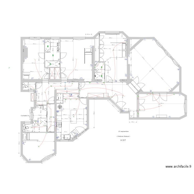 17 eme projet cuisine3. Plan de 0 pièce et 0 m2