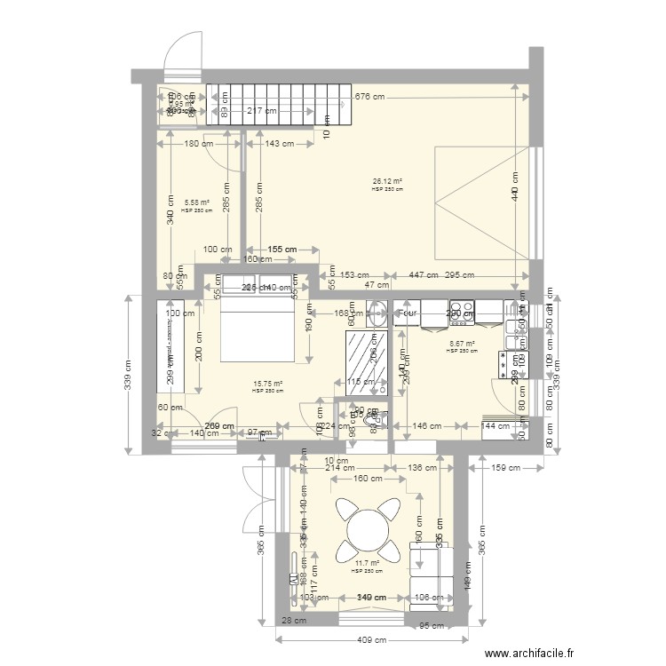 Studio 1609. Plan de 0 pièce et 0 m2