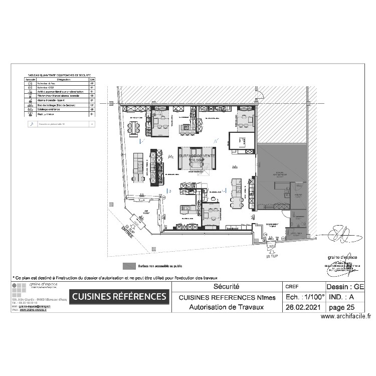 Plan Clim Nimes salvaing. Plan de 0 pièce et 0 m2